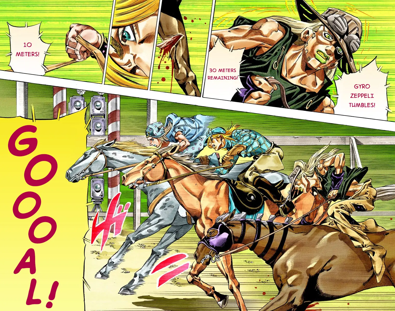 JoJo's Bizarre Adventure Steel Ball Run Colored Manga — Chapter 32 — Page 35