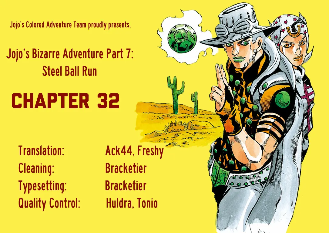 JoJo's Bizarre Adventure Steel Ball Run Colored Manga — Chapter 32 — Page 41