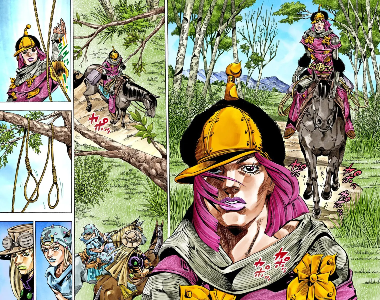 JoJo's Bizarre Adventure Steel Ball Run Colored Manga β Chapter 33 β Page 4