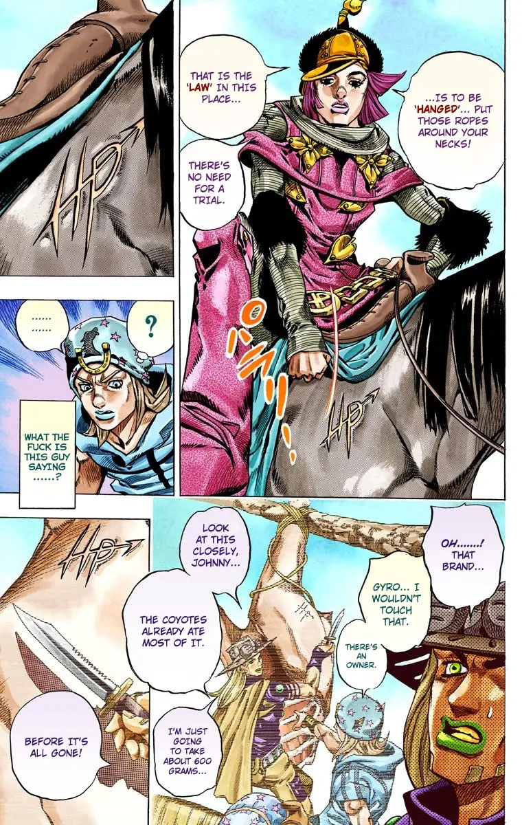 JoJo's Bizarre Adventure Steel Ball Run Colored Manga β Chapter 33 β Page 6