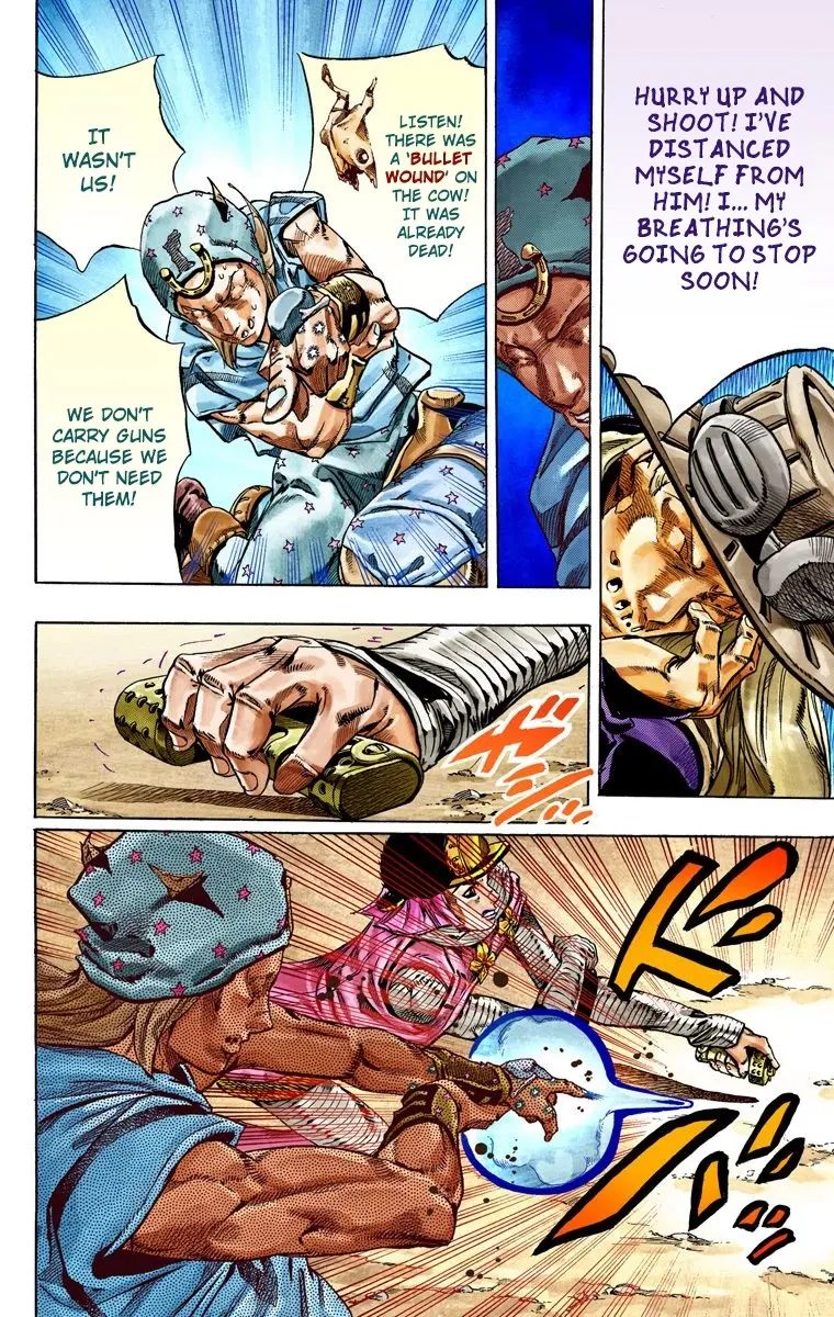JoJo's Bizarre Adventure Steel Ball Run Colored Manga β Chapter 33 β Page 17