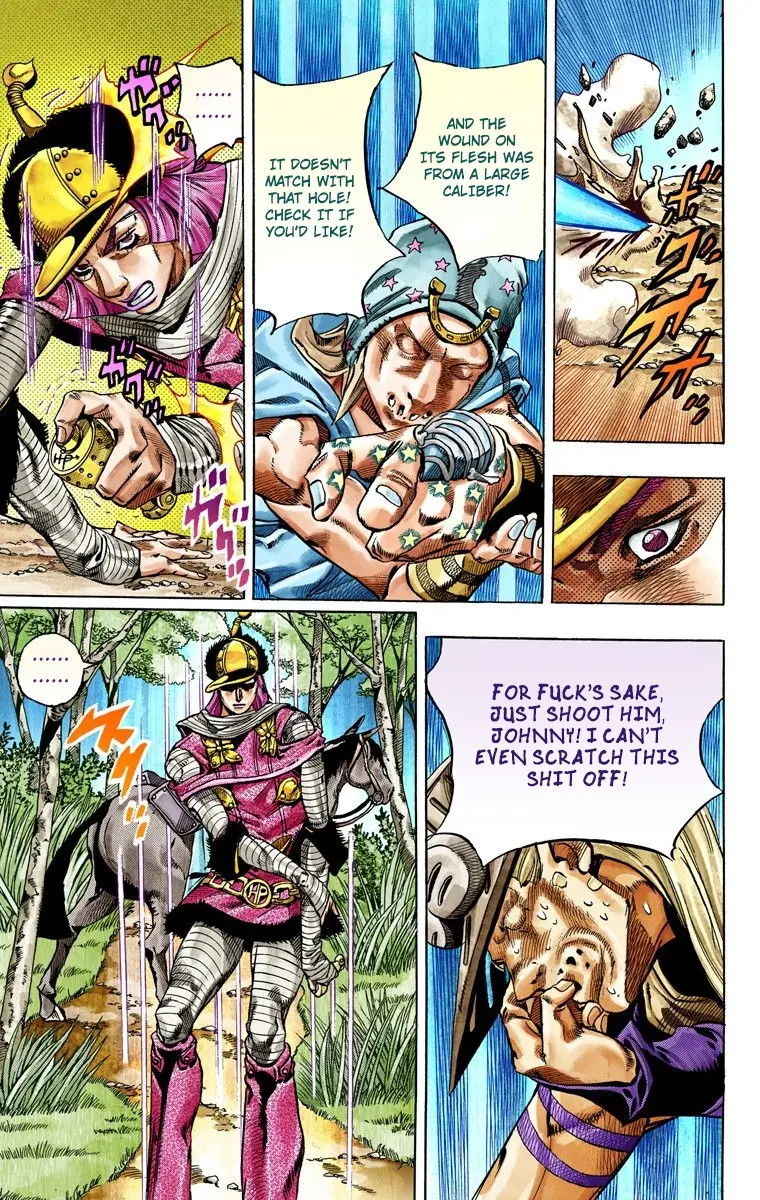 JoJo's Bizarre Adventure Steel Ball Run Colored Manga β Chapter 33 β Page 18