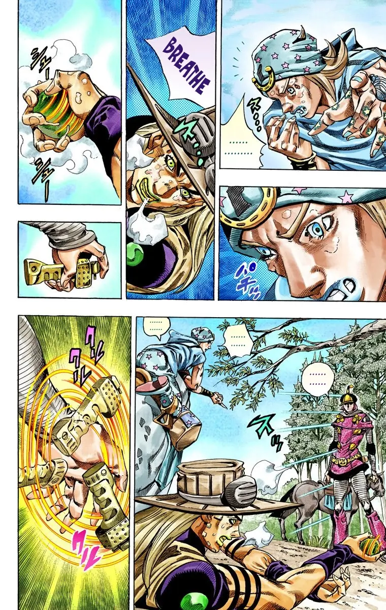JoJo's Bizarre Adventure Steel Ball Run Colored Manga β Chapter 33 β Page 19