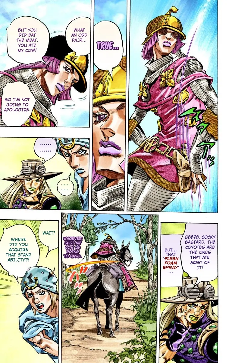 JoJo's Bizarre Adventure Steel Ball Run Colored Manga β Chapter 33 β Page 20