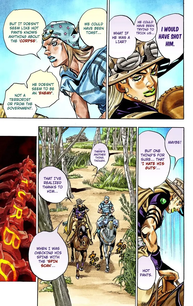 JoJo's Bizarre Adventure Steel Ball Run Colored Manga β Chapter 33 β Page 22