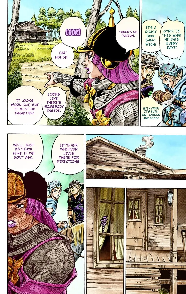 JoJo's Bizarre Adventure Steel Ball Run Colored Manga β Chapter 33 β Page 37