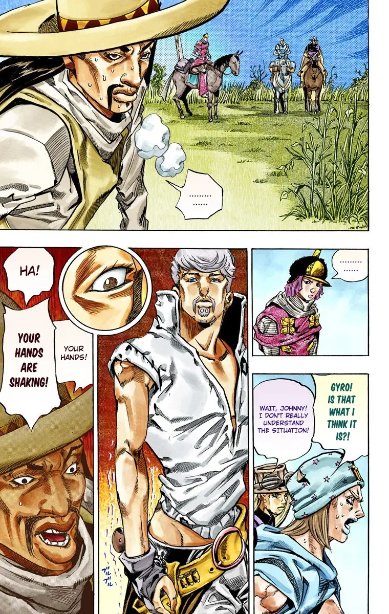 JoJo's Bizarre Adventure Steel Ball Run Colored Manga β Chapter 33 β Page 45