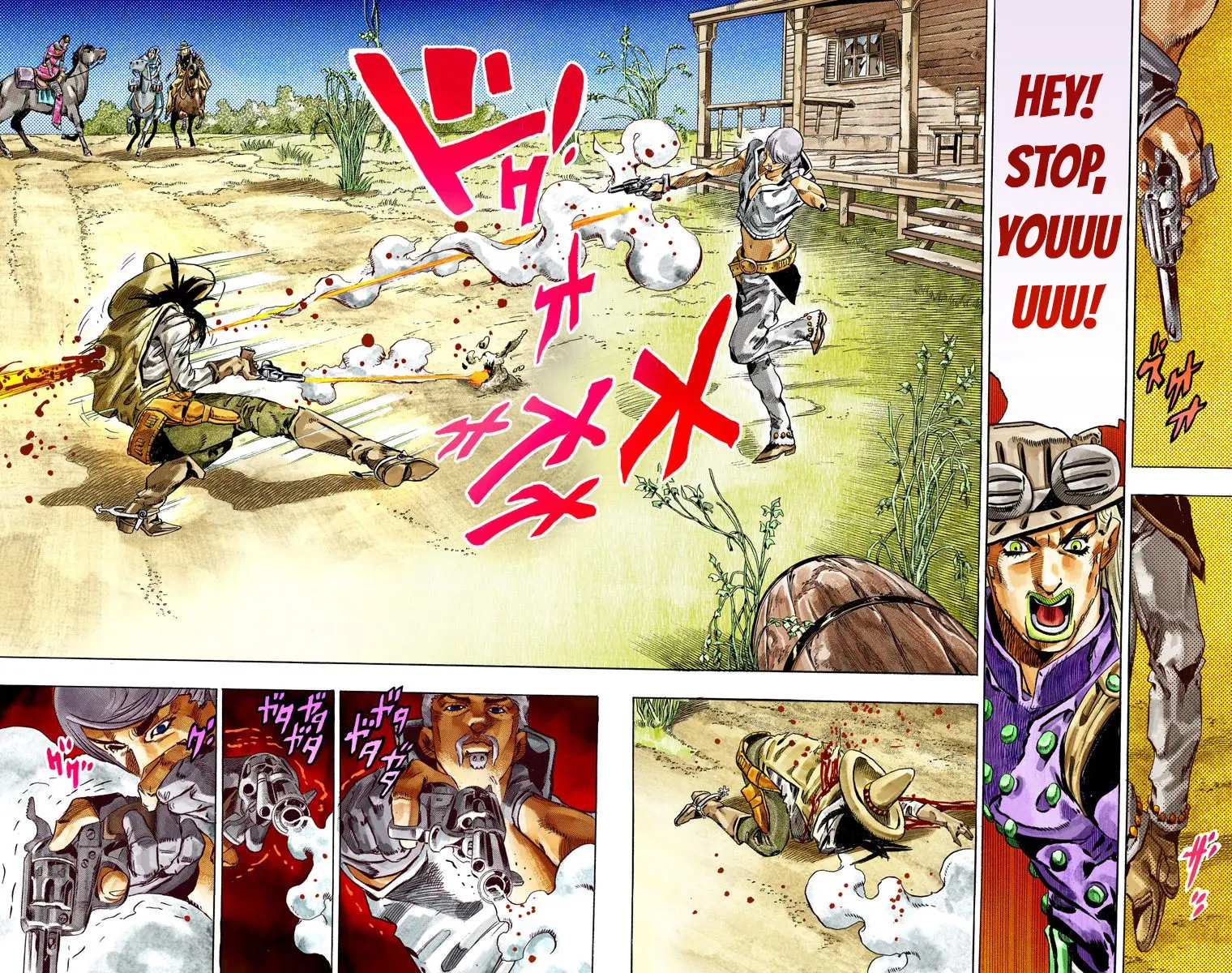 JoJo's Bizarre Adventure Steel Ball Run Colored Manga β Chapter 33 β Page 53