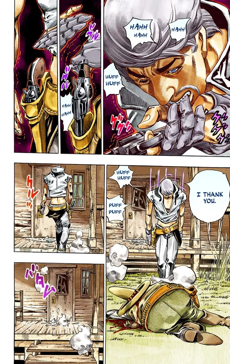 JoJo's Bizarre Adventure Steel Ball Run Colored Manga β Chapter 33 β Page 54