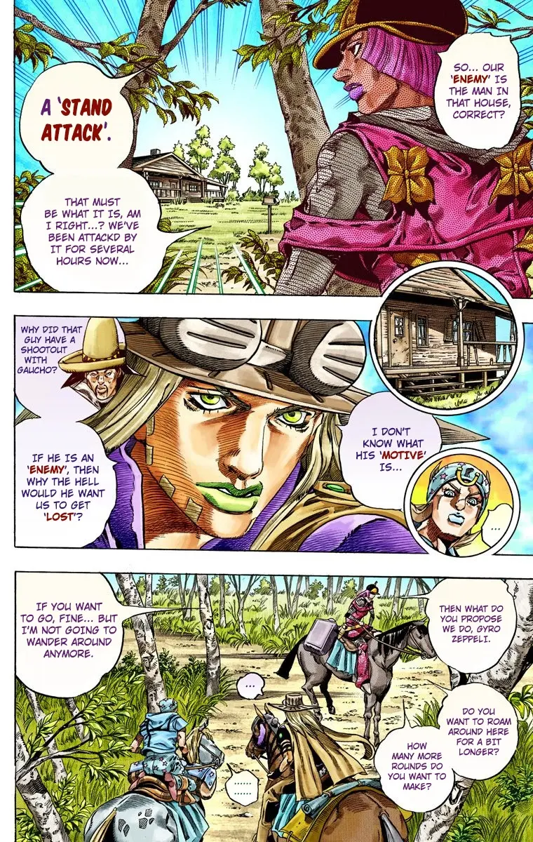JoJo's Bizarre Adventure Steel Ball Run Colored Manga β Chapter 34 β Page 10