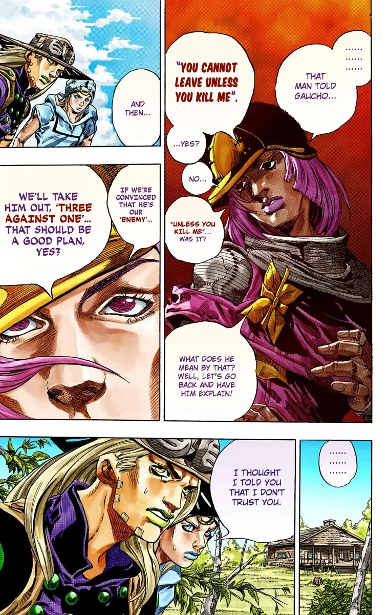 JoJo's Bizarre Adventure Steel Ball Run Colored Manga β Chapter 34 β Page 11