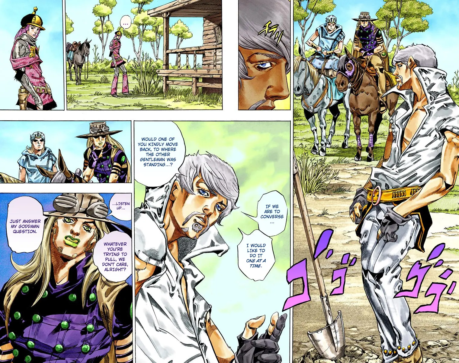 JoJo's Bizarre Adventure Steel Ball Run Colored Manga β Chapter 34 β Page 21