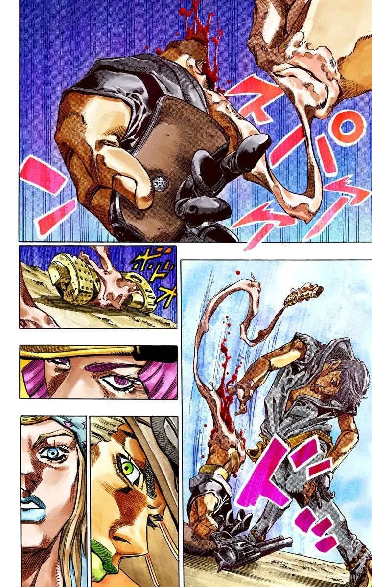 JoJo's Bizarre Adventure Steel Ball Run Colored Manga β Chapter 34 β Page 35