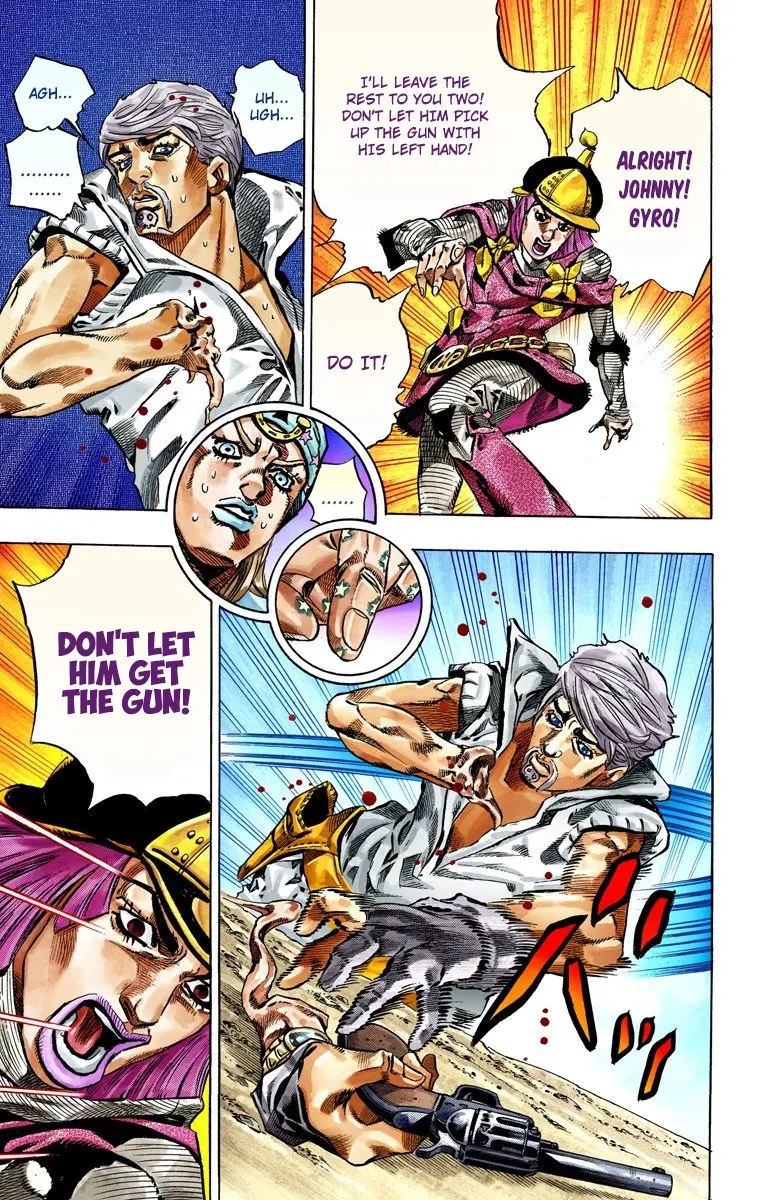 JoJo's Bizarre Adventure Steel Ball Run Colored Manga β Chapter 34 β Page 36