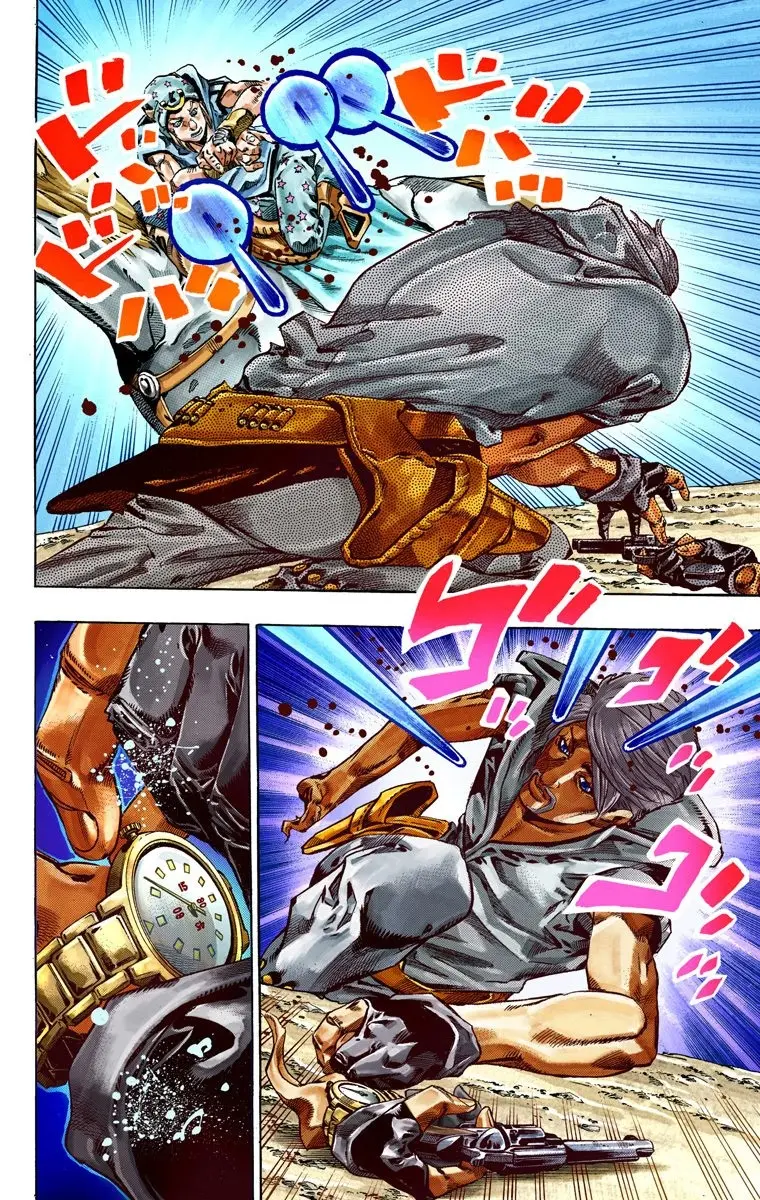 JoJo's Bizarre Adventure Steel Ball Run Colored Manga β Chapter 34 β Page 37