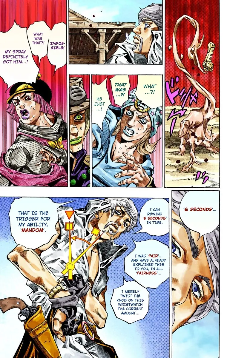 JoJo's Bizarre Adventure Steel Ball Run Colored Manga β Chapter 34 β Page 40