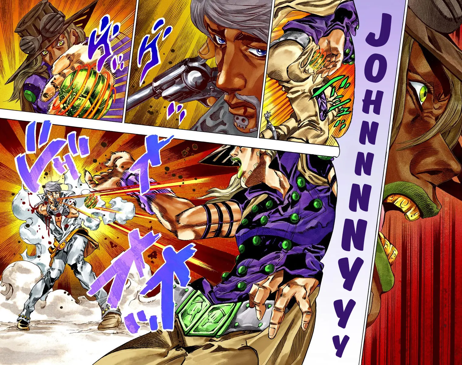 JoJo's Bizarre Adventure Steel Ball Run Colored Manga β Chapter 34 β Page 47