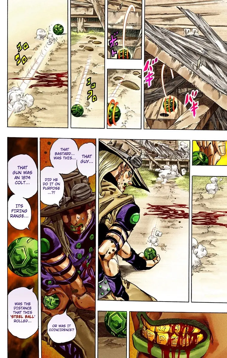 JoJo's Bizarre Adventure Steel Ball Run Colored Manga β Chapter 34 β Page 53