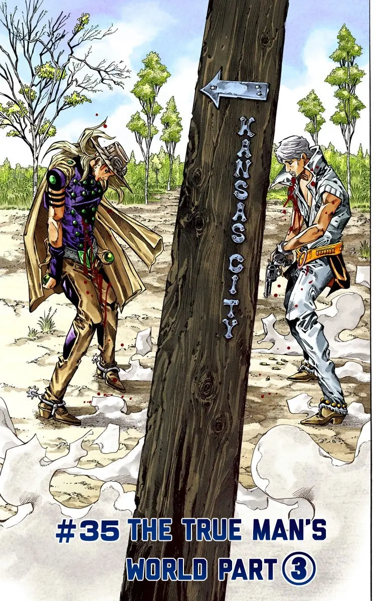 JoJo's Bizarre Adventure Steel Ball Run Colored Manga β Chapter 35 β Page 2