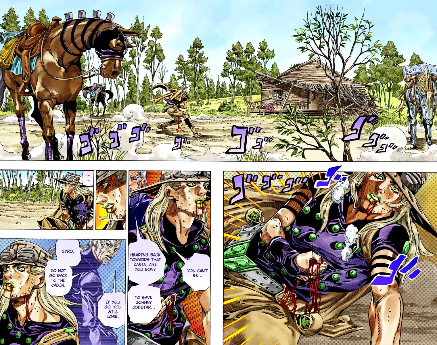 JoJo's Bizarre Adventure Steel Ball Run Colored Manga β Chapter 35 β Page 15