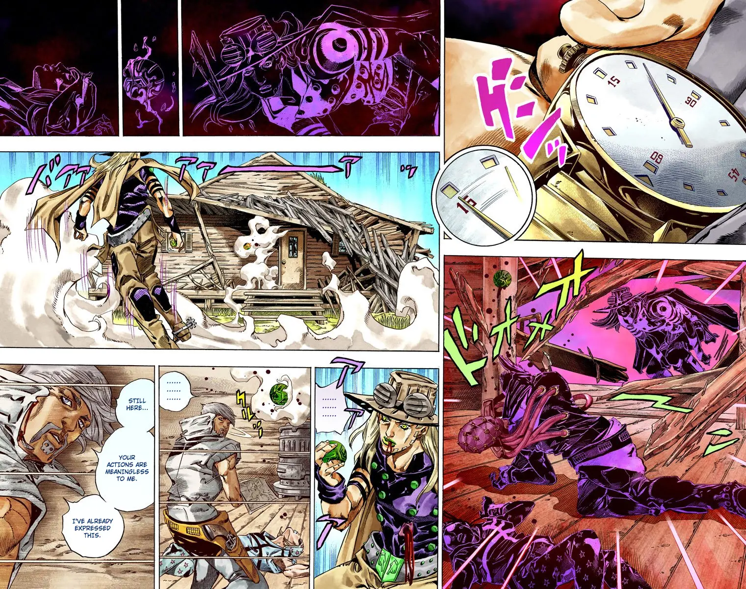JoJo's Bizarre Adventure Steel Ball Run Colored Manga β Chapter 35 β Page 22