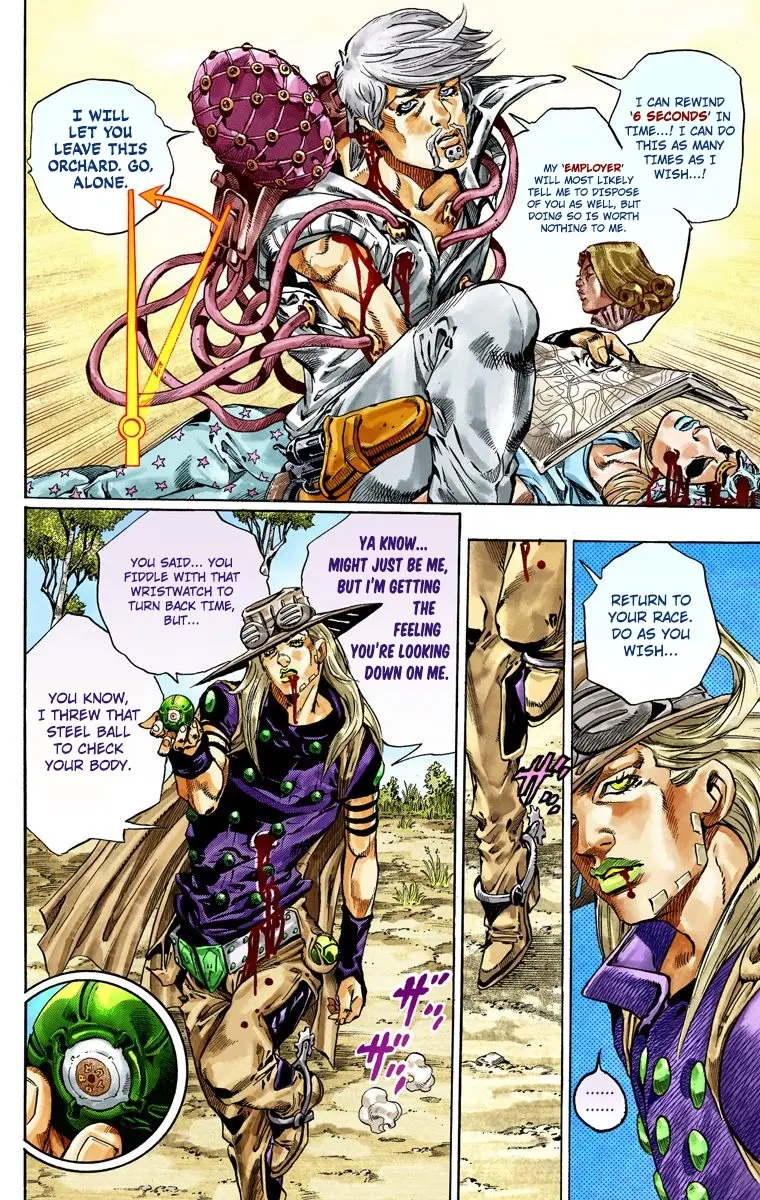JoJo's Bizarre Adventure Steel Ball Run Colored Manga β Chapter 35 β Page 23