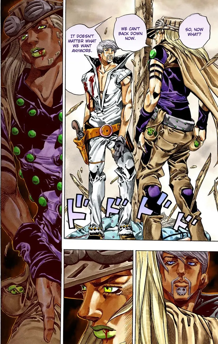 JoJo's Bizarre Adventure Steel Ball Run Colored Manga β Chapter 35 β Page 28
