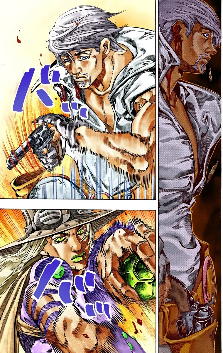 JoJo's Bizarre Adventure Steel Ball Run Colored Manga β Chapter 35 β Page 29