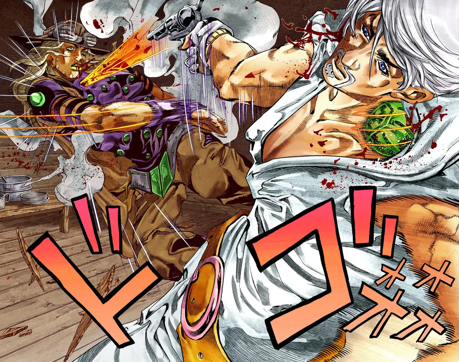 JoJo's Bizarre Adventure Steel Ball Run Colored Manga β Chapter 35 β Page 30