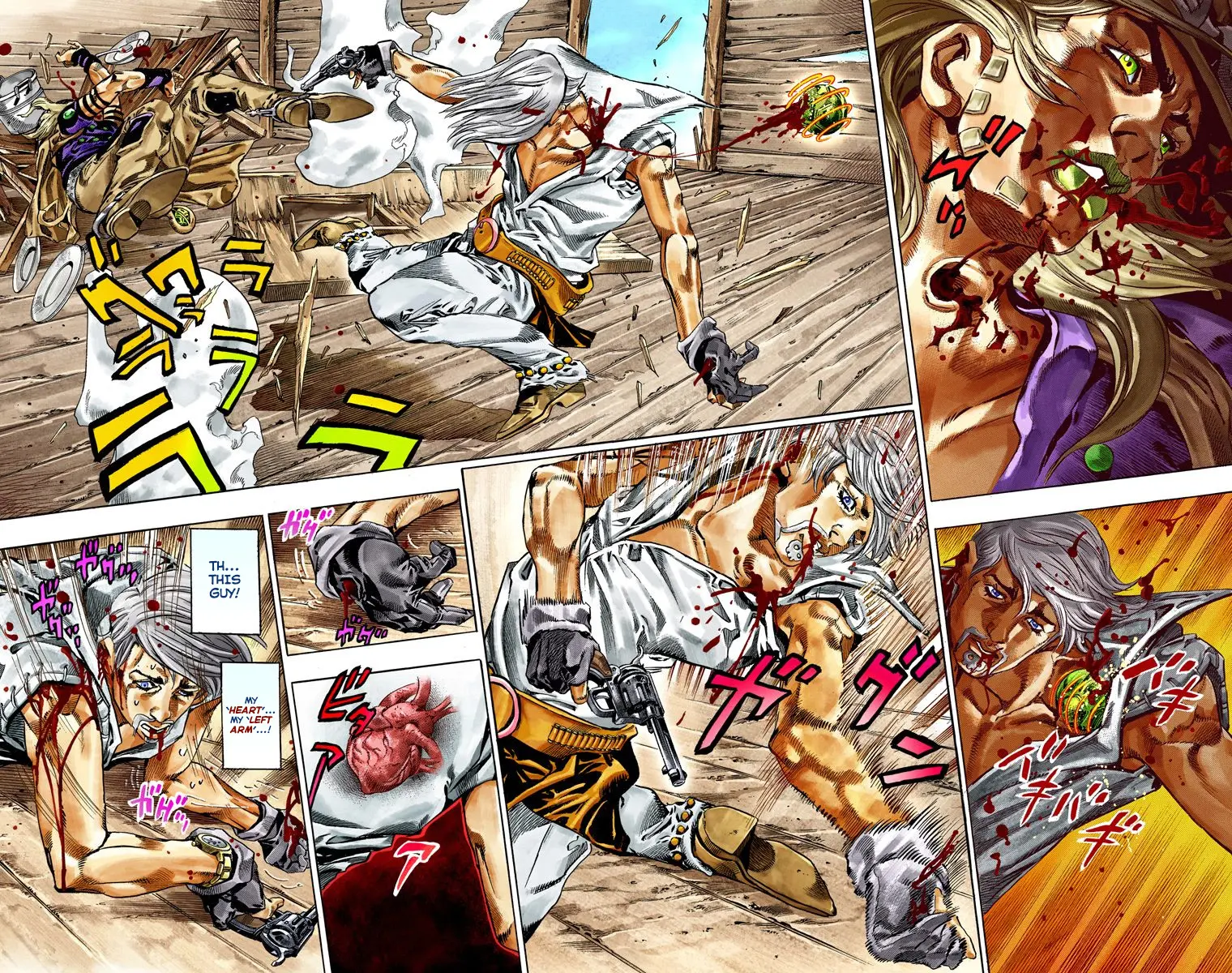 JoJo's Bizarre Adventure Steel Ball Run Colored Manga β Chapter 35 β Page 31