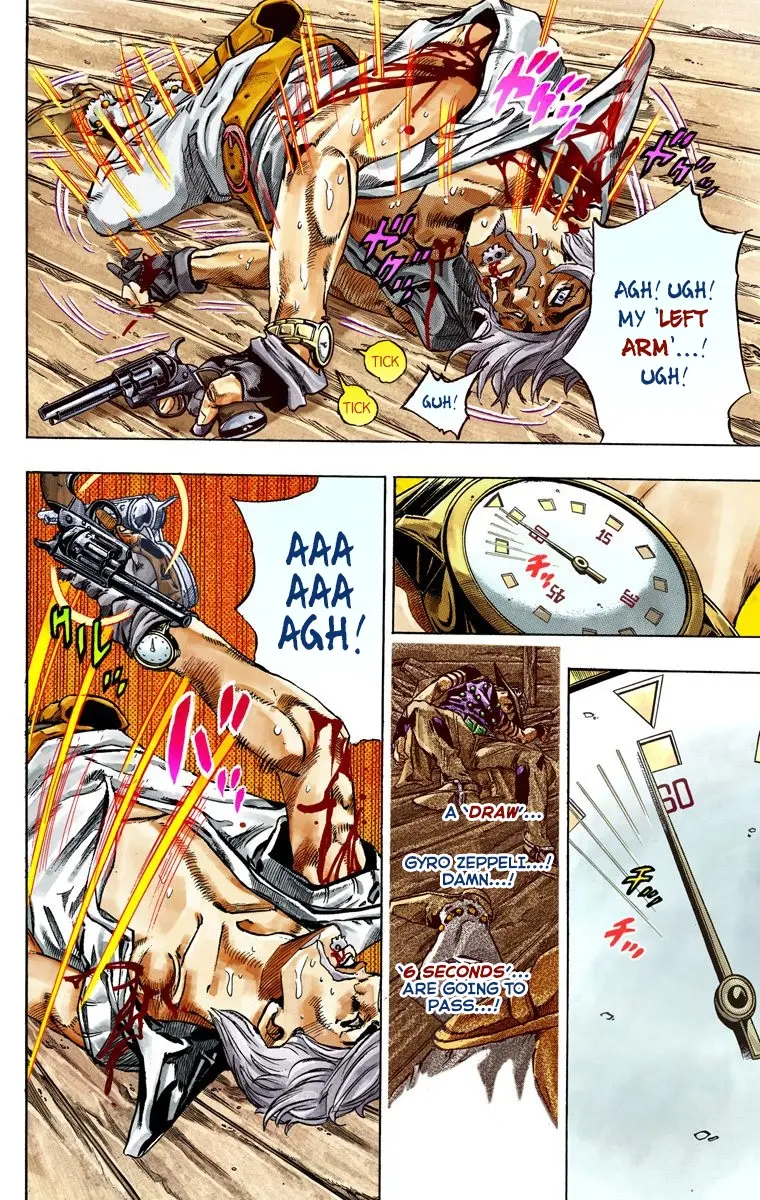 JoJo's Bizarre Adventure Steel Ball Run Colored Manga β Chapter 35 β Page 32