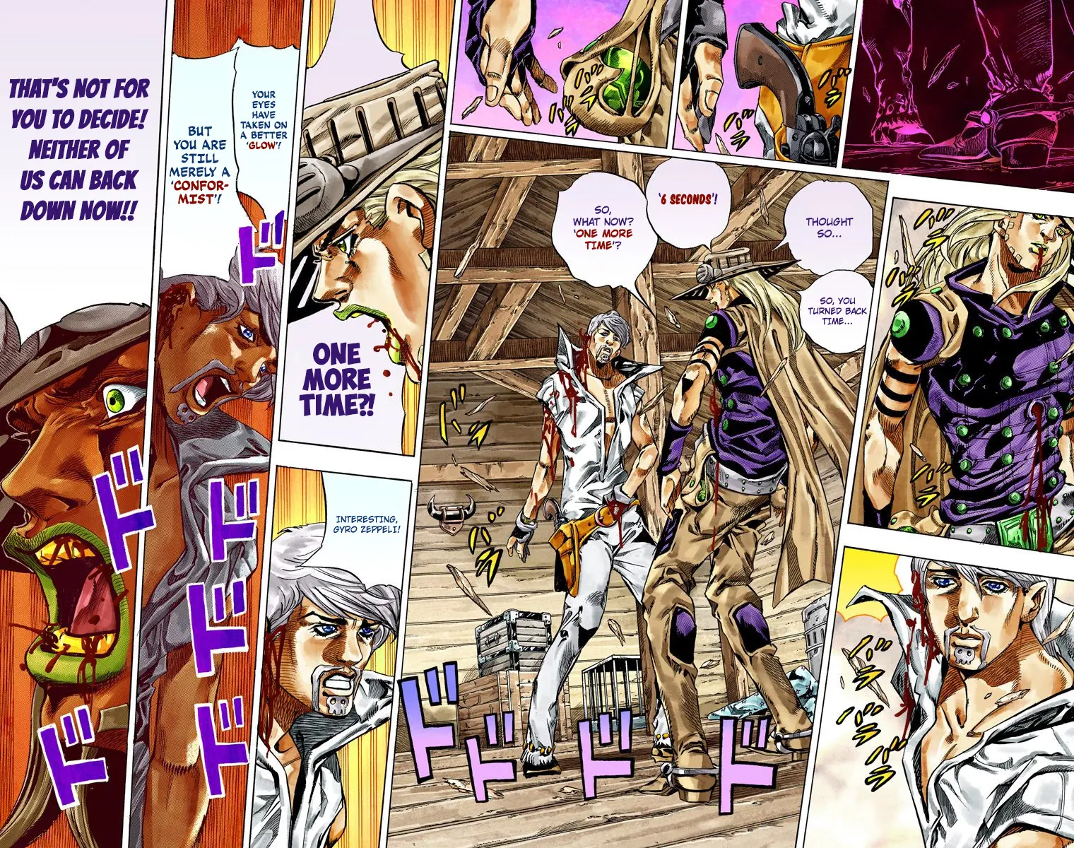 JoJo's Bizarre Adventure Steel Ball Run Colored Manga β Chapter 35 β Page 34