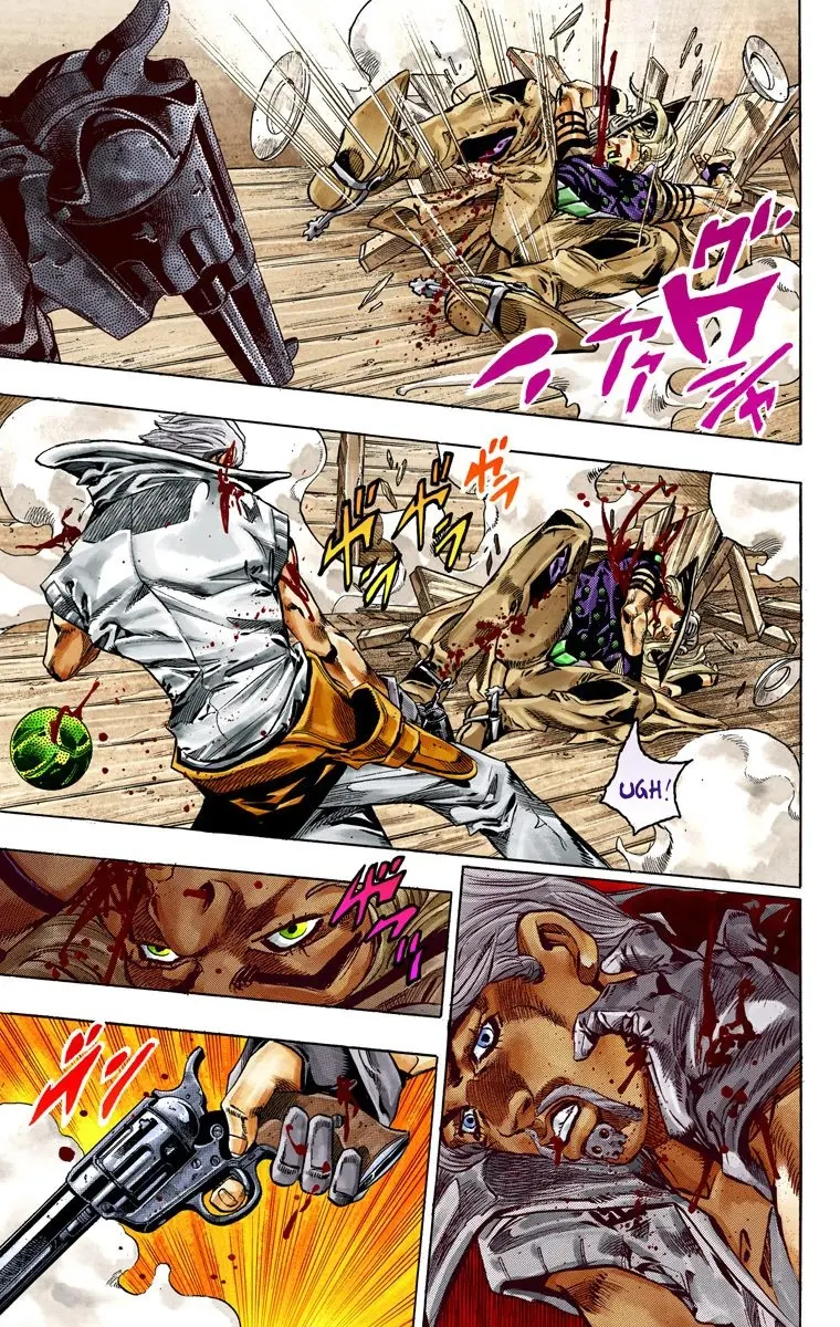 JoJo's Bizarre Adventure Steel Ball Run Colored Manga β Chapter 35 β Page 37