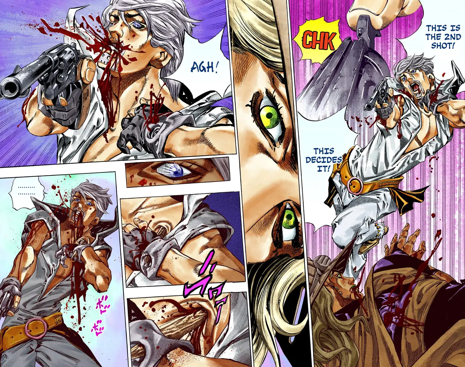 JoJo's Bizarre Adventure Steel Ball Run Colored Manga β Chapter 35 β Page 38