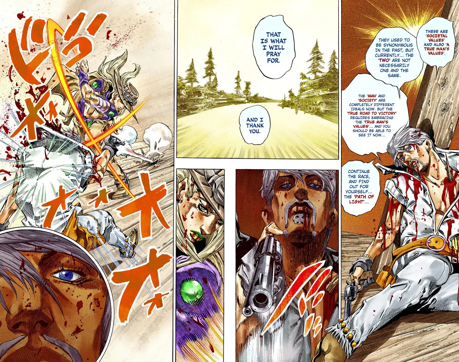 JoJo's Bizarre Adventure Steel Ball Run Colored Manga β Chapter 35 β Page 43