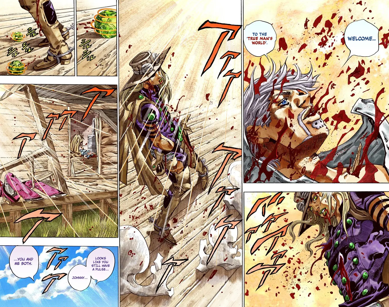 JoJo's Bizarre Adventure Steel Ball Run Colored Manga β Chapter 35 β Page 44