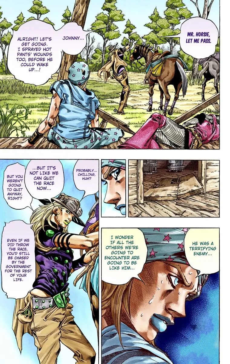 JoJo's Bizarre Adventure Steel Ball Run Colored Manga — Chapter 36 — Page 7