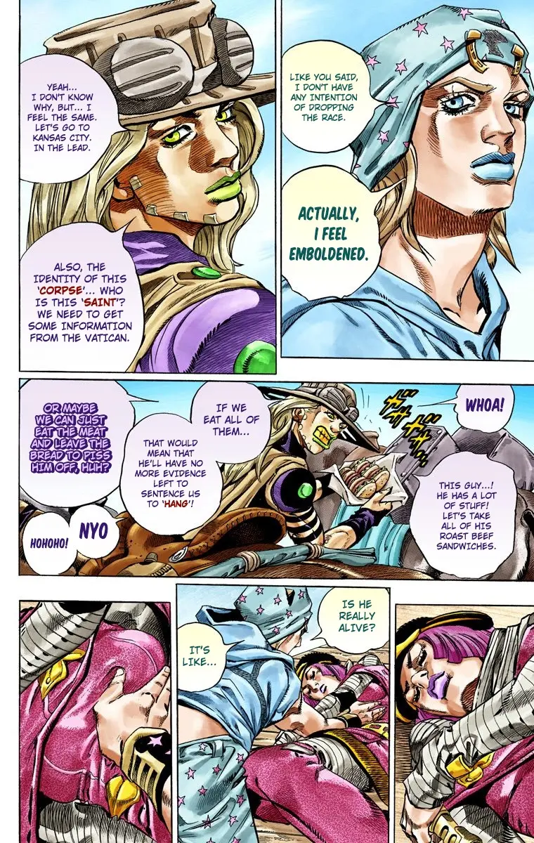 JoJo's Bizarre Adventure Steel Ball Run Colored Manga — Chapter 36 — Page 8