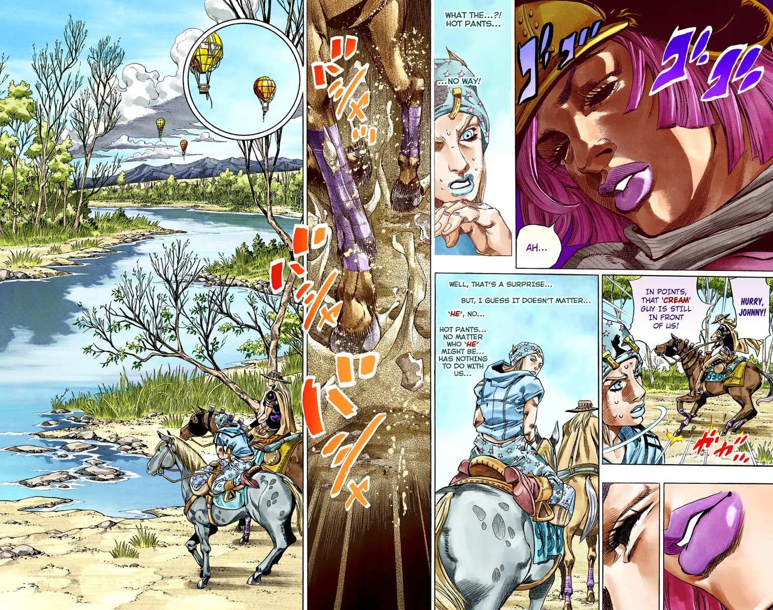 JoJo's Bizarre Adventure Steel Ball Run Colored Manga — Chapter 36 — Page 10