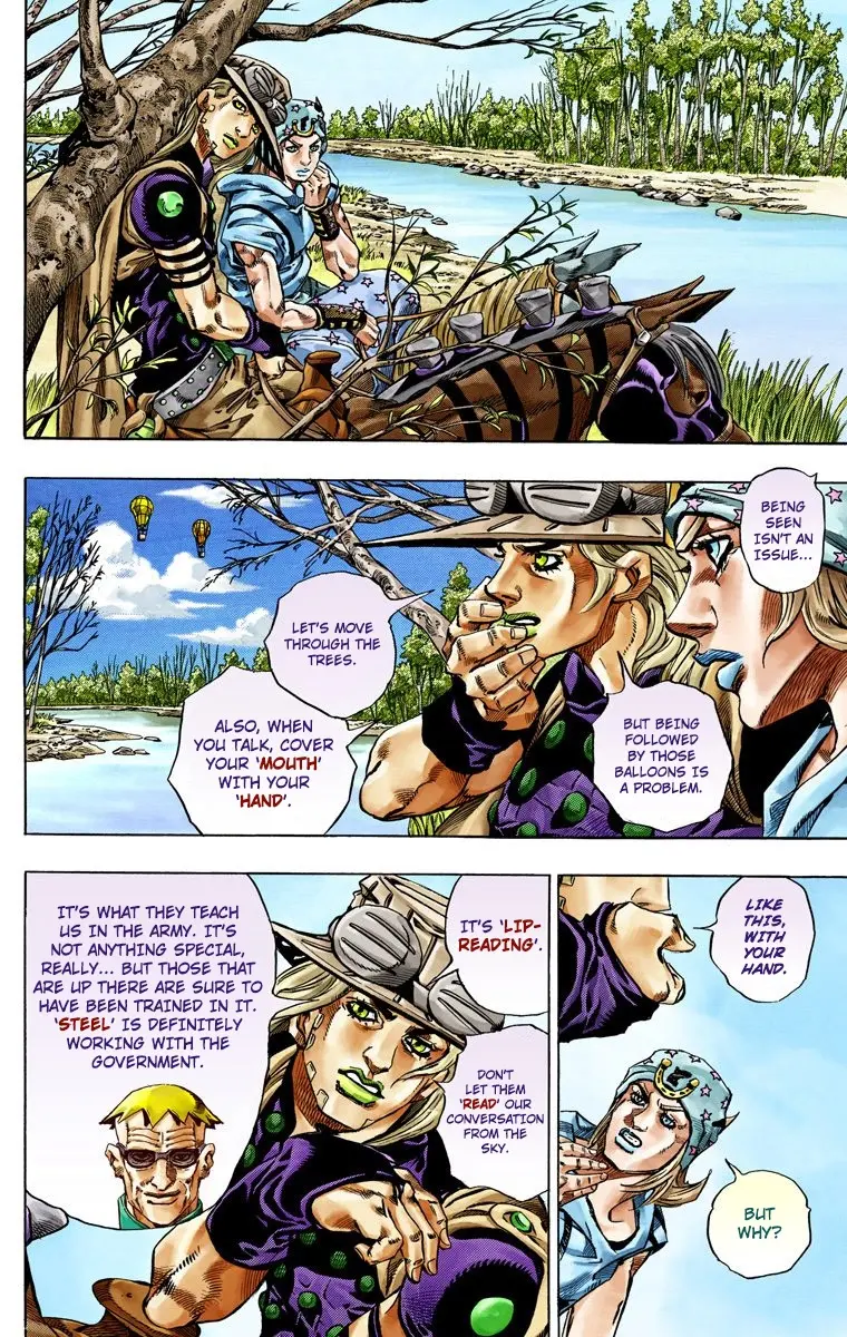 JoJo's Bizarre Adventure Steel Ball Run Colored Manga — Chapter 36 — Page 11
