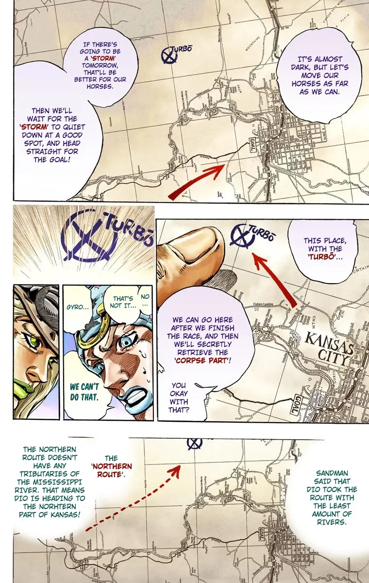 JoJo's Bizarre Adventure Steel Ball Run Colored Manga — Chapter 36 — Page 15