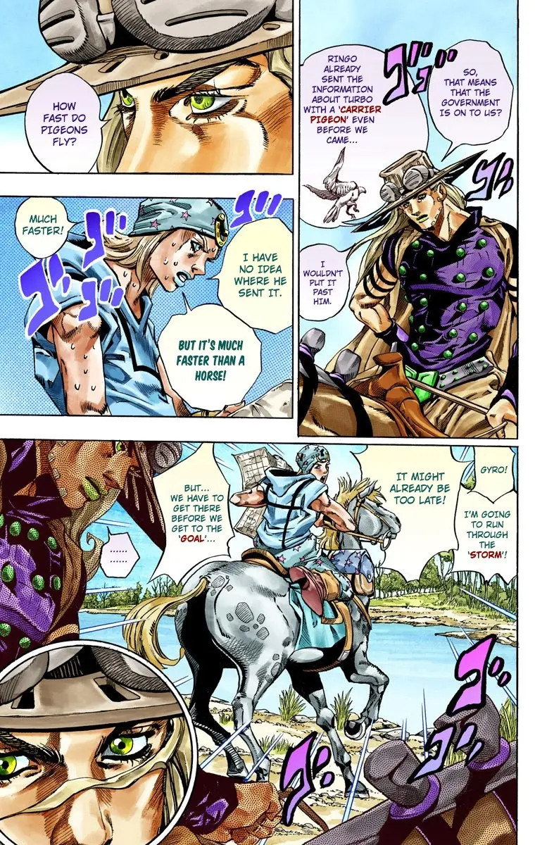JoJo's Bizarre Adventure Steel Ball Run Colored Manga — Chapter 36 — Page 18