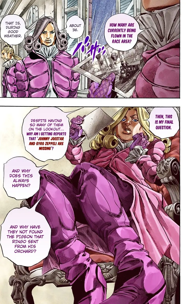 JoJo's Bizarre Adventure Steel Ball Run Colored Manga — Chapter 36 — Page 20
