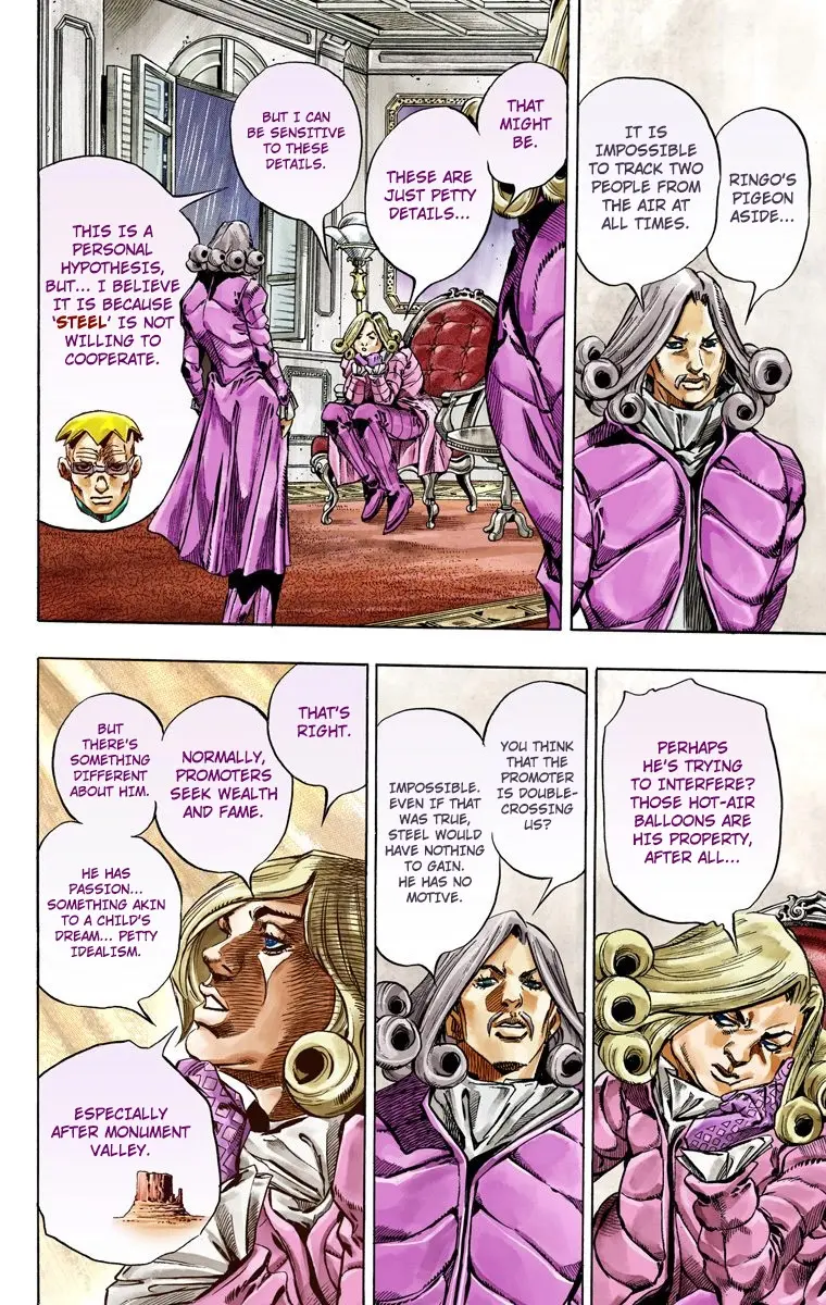 JoJo's Bizarre Adventure Steel Ball Run Colored Manga — Chapter 36 — Page 21