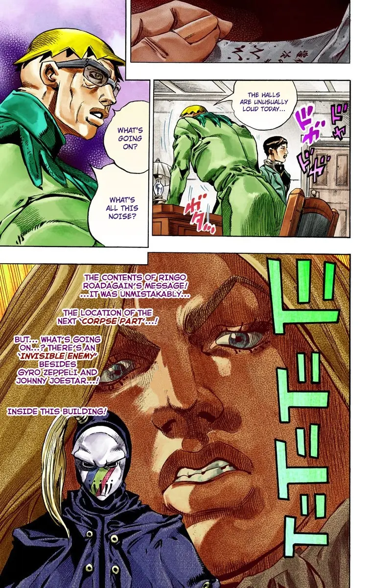 JoJo's Bizarre Adventure Steel Ball Run Colored Manga — Chapter 36 — Page 57