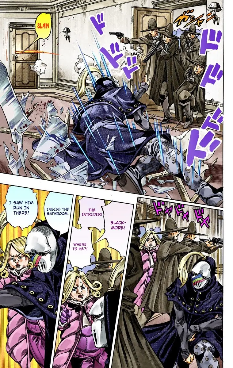 JoJo's Bizarre Adventure Steel Ball Run Colored Manga β Chapter 37 β Page 12