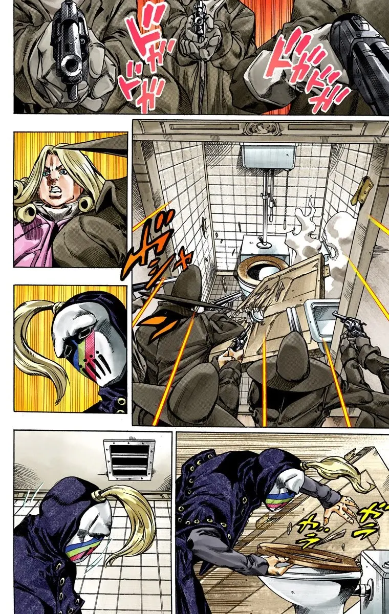 JoJo's Bizarre Adventure Steel Ball Run Colored Manga β Chapter 37 β Page 16