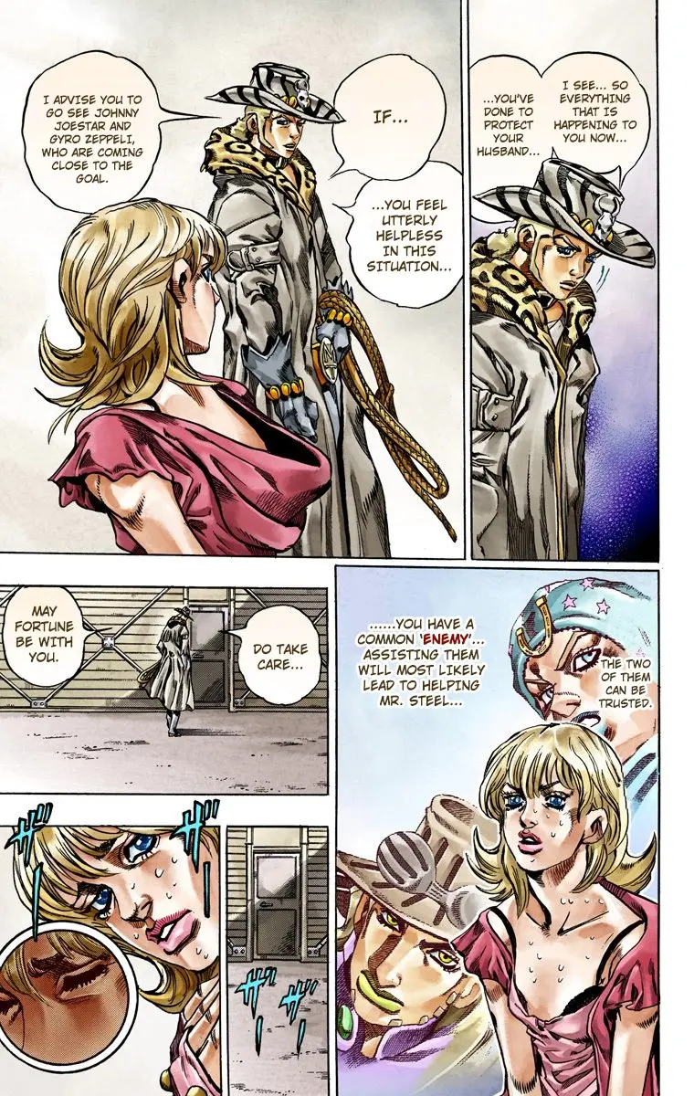 JoJo's Bizarre Adventure Steel Ball Run Colored Manga β Chapter 37 β Page 24