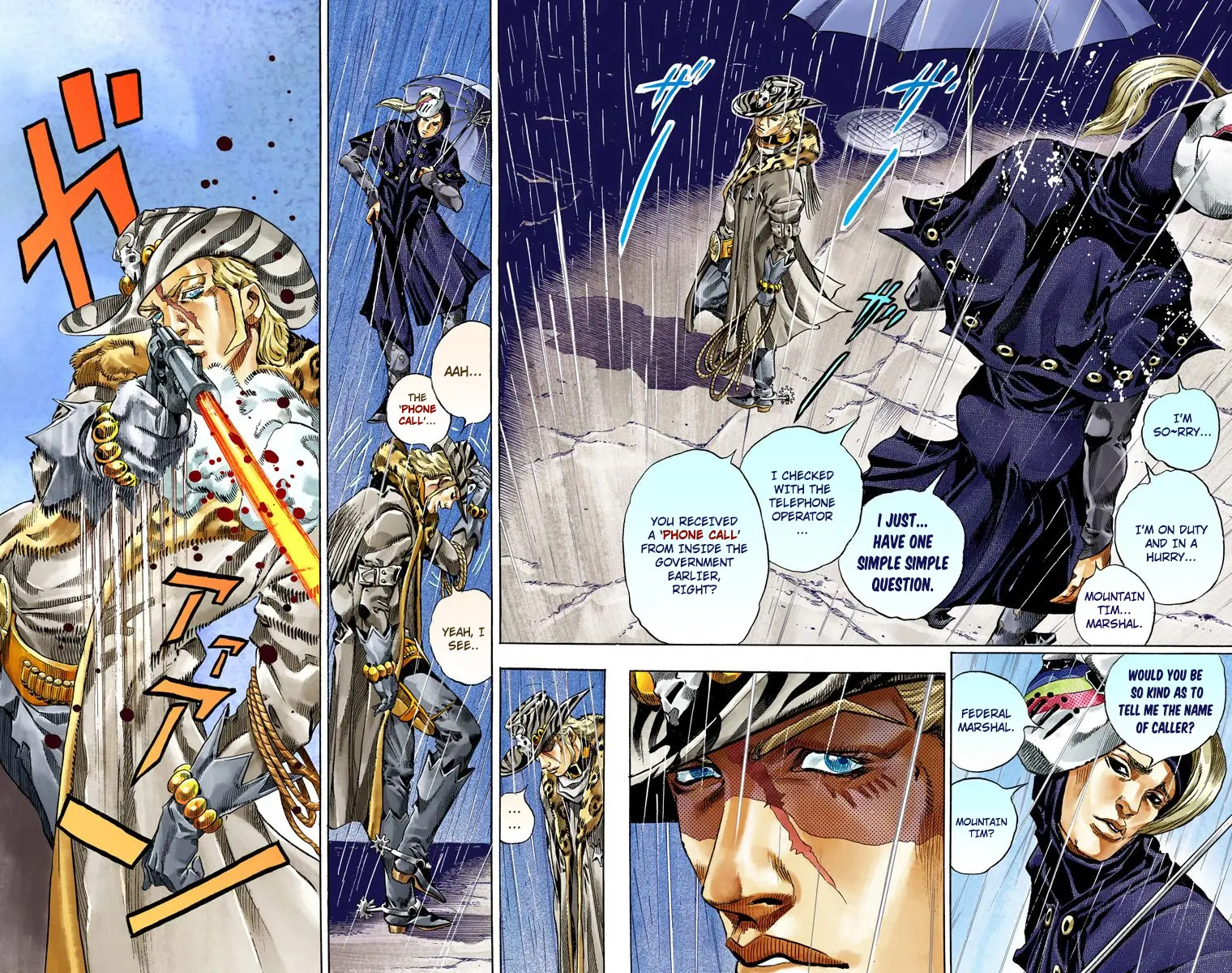 JoJo's Bizarre Adventure Steel Ball Run Colored Manga β Chapter 37 β Page 29