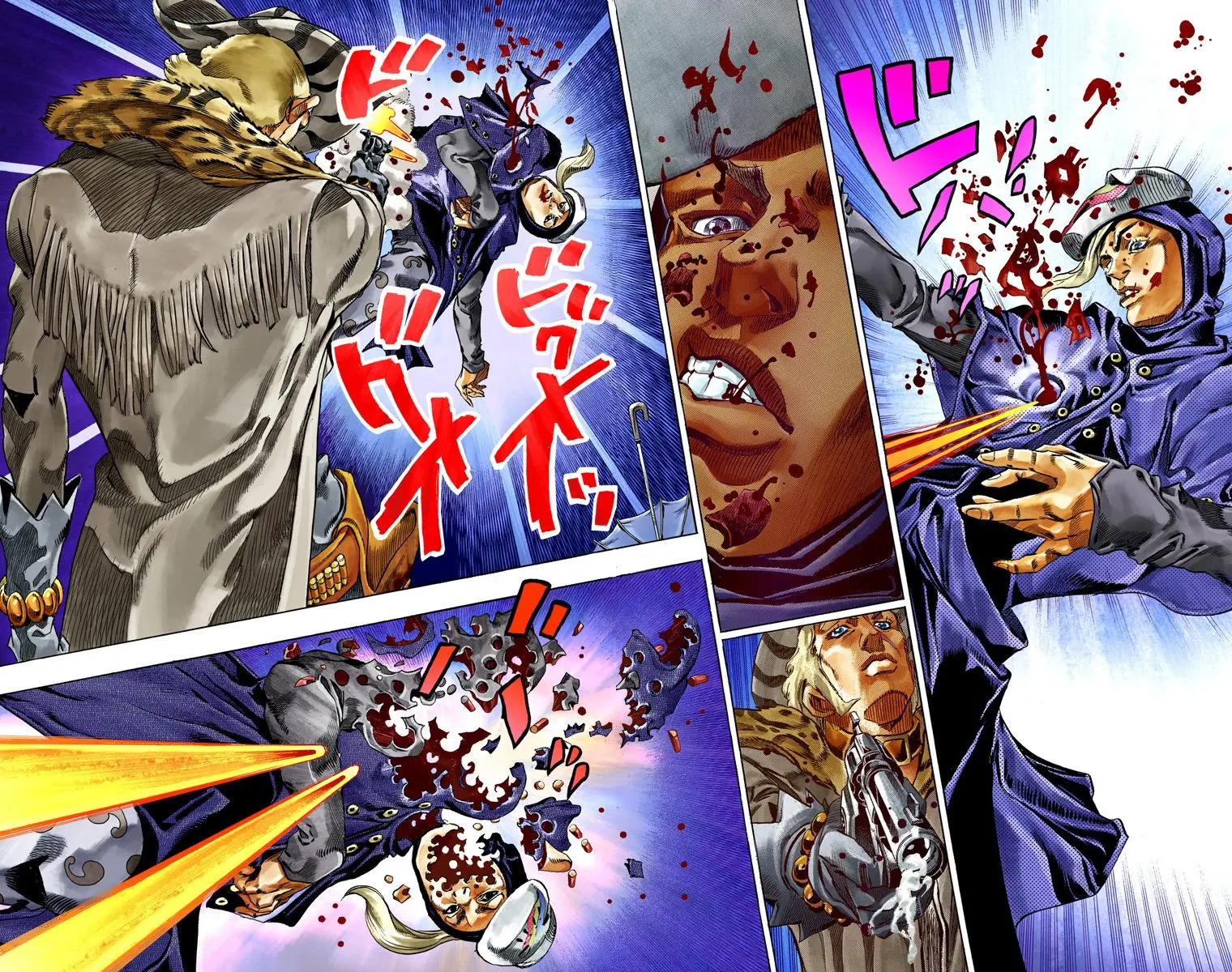 JoJo's Bizarre Adventure Steel Ball Run Colored Manga β Chapter 37 β Page 30
